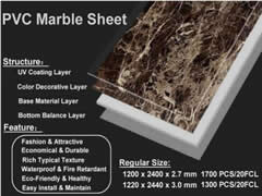 PVC Marble panel Features