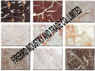 PVC marble profile texture