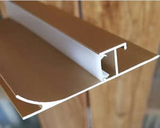 PVC Foam Panel Closing Skirting Clip With Light Strip