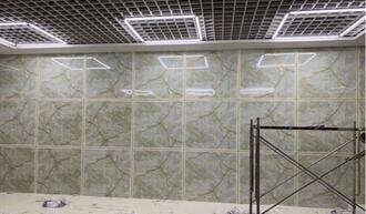 PVC Marble Sheet Installation Without Decor Line 2