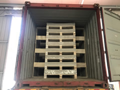 Loading with pallets and shelves